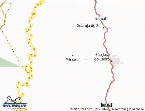 Mapa MICHELIN Princesa - ViaMichelin