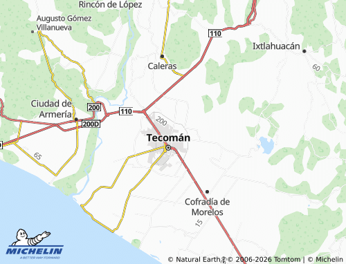 MICHELIN Infonavit Las Huertas map - ViaMichelin