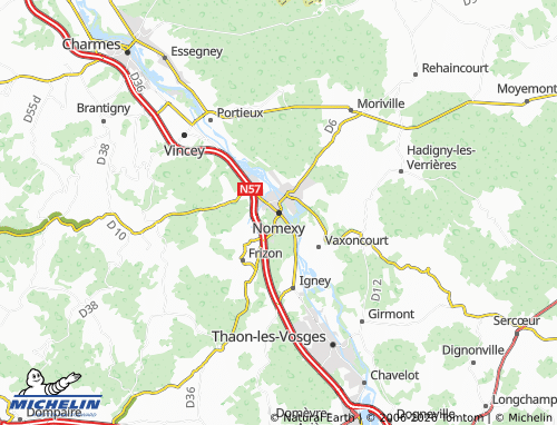 MICHELIN Nomexy map - ViaMichelin