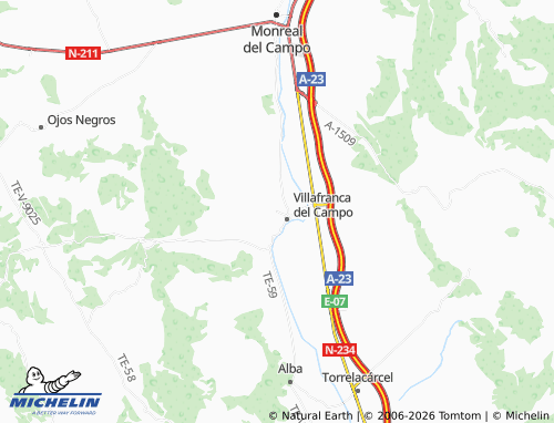 Kaart MICHELIN El Cholet - ViaMichelin