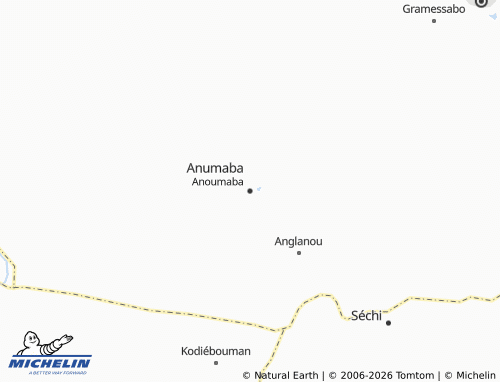 MICHELIN-Landkarte Anoumaba - ViaMichelin
