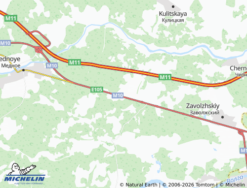 Carte MICHELIN Mermeriny - ViaMichelin
