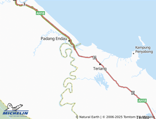 MICHELIN-Landkarte Kampung Semaloi - ViaMichelin