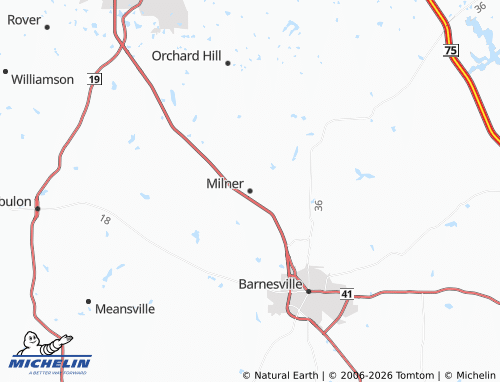 Mapa MICHELIN Milner - ViaMichelin