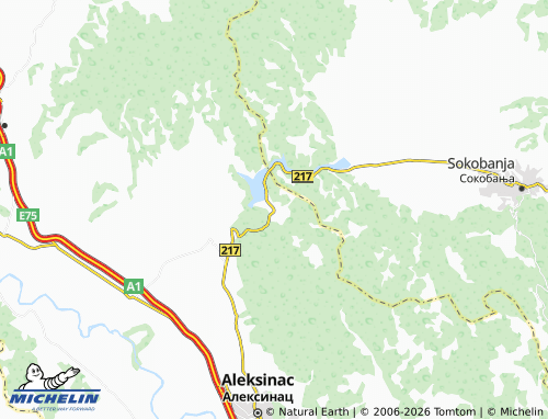 Kaart MICHELIN Bovan - ViaMichelin