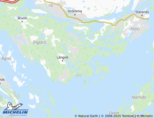 MICHELIN Eknäs map - ViaMichelin