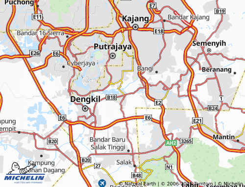 MICHELIN Taman Desa Kayangan map - ViaMichelin