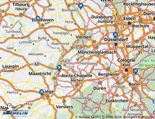 MICHELIN Heinsberg map - ViaMichelin