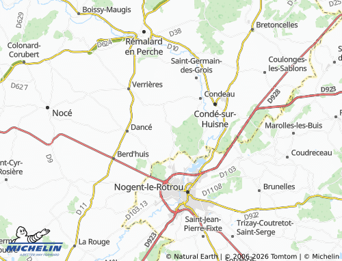 MICHELIN Saint-Pierre-la-Bruyère map - ViaMichelin