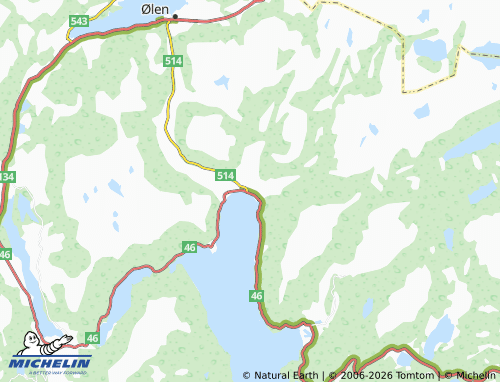 Kaart MICHELIN Vindafjord - ViaMichelin