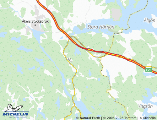 Carte MICHELIN Marsjömosse - ViaMichelin