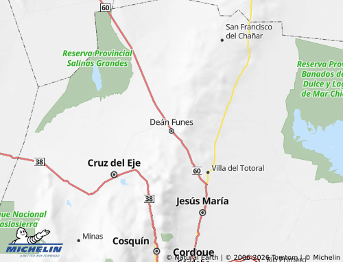 Mapa MICHELIN Ischilín - ViaMichelin