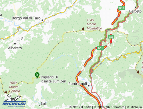 MICHELIN Guinadi map - ViaMichelin