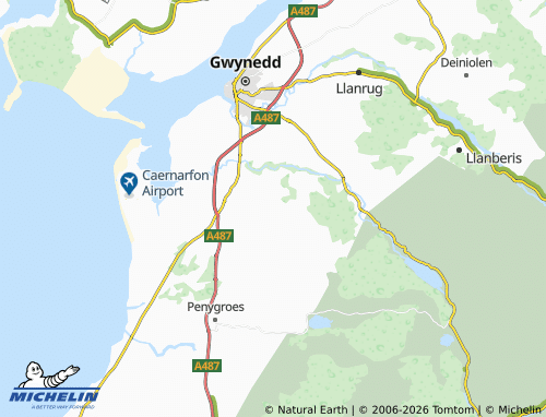 Mappa MICHELIN Rhostryfan - ViaMichelin