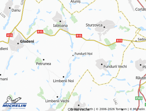 Mapa MICHELIN Fundurii Noi - ViaMichelin