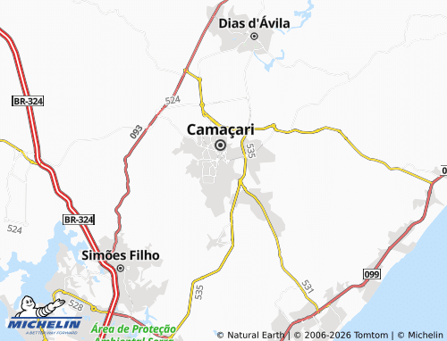 Mappa MICHELIN Piaçaveira - ViaMichelin