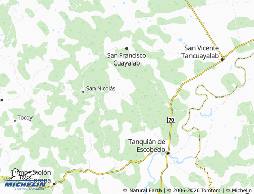 Mappa MICHELIN Ejido La Cebadilla - ViaMichelin