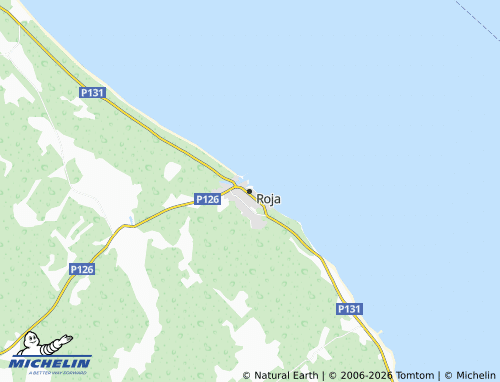 Mapa MICHELIN Rojas pagasts - ViaMichelin