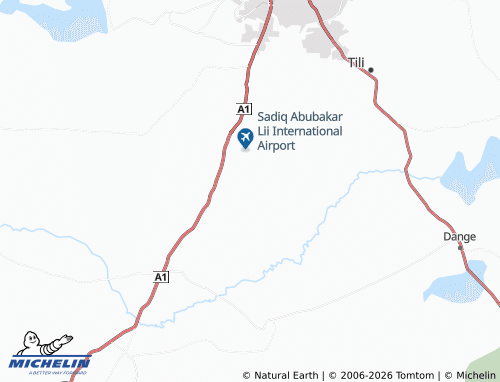MICHELIN Garari map - ViaMichelin