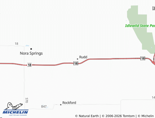 Mappa MICHELIN Rudd - ViaMichelin