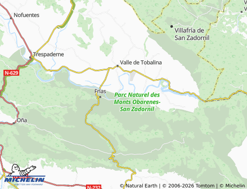 MICHELIN Montejo de Cebas map - ViaMichelin