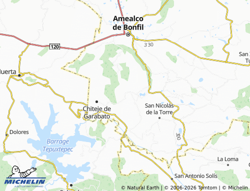 Mappa MICHELIN Guadalupe el Terrero - ViaMichelin