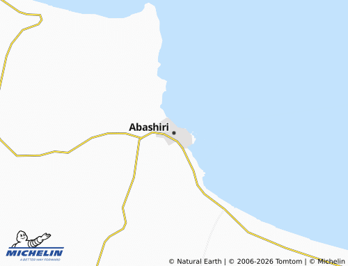 Carte MICHELIN Abashiri - ViaMichelin