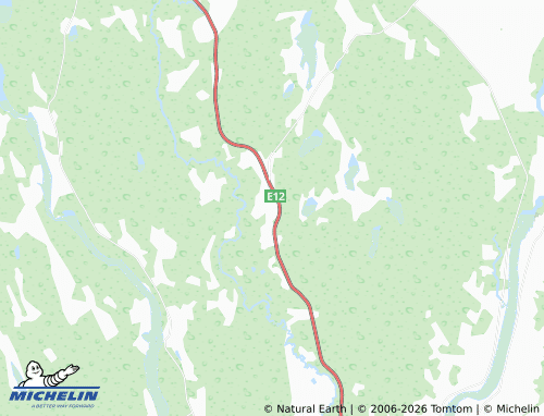 MICHELIN-Landkarte Tväråbäck - ViaMichelin