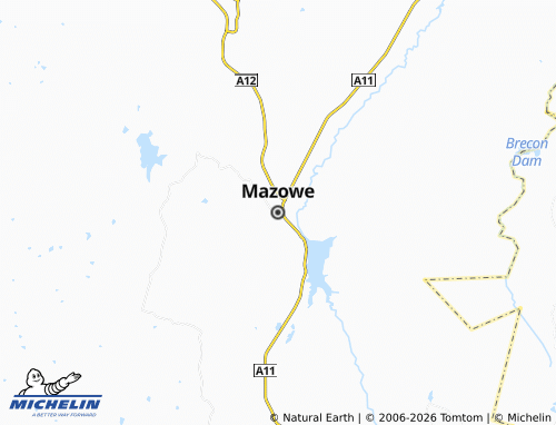 Mappa MICHELIN Mazowe - ViaMichelin