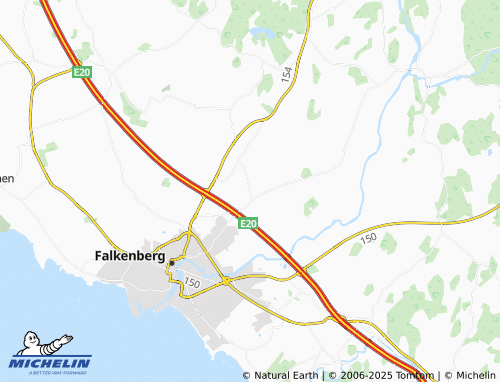 MICHELIN Vinbergs Kyrkby map - ViaMichelin