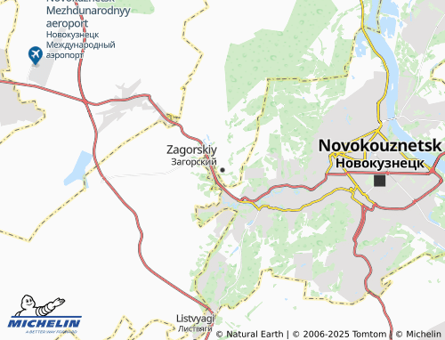 MICHELIN Zagorskiy map - ViaMichelin