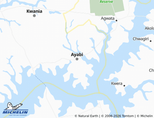 Mappa MICHELIN Ayabi - ViaMichelin