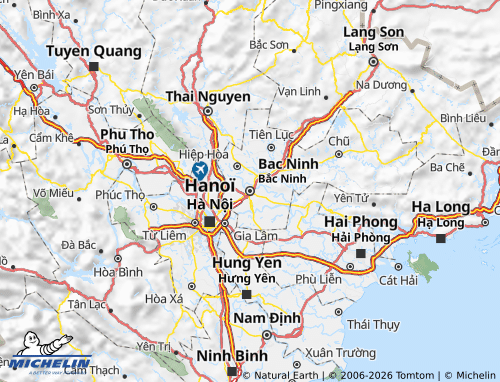 Mappa MICHELIN Bắc Ninh - ViaMichelin