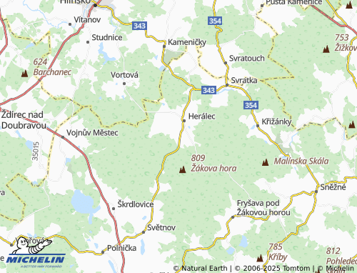 MICHELIN-Landkarte Kocanda - ViaMichelin