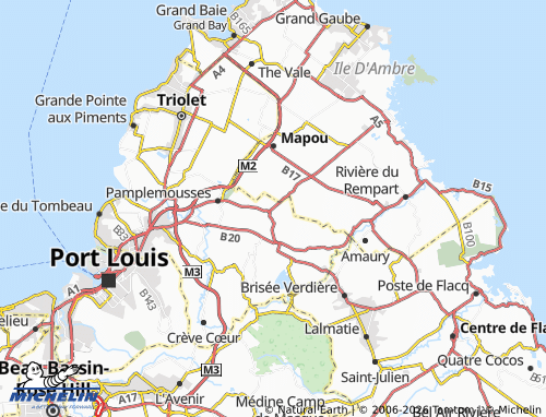 Mapa MICHELIN The Mount - ViaMichelin