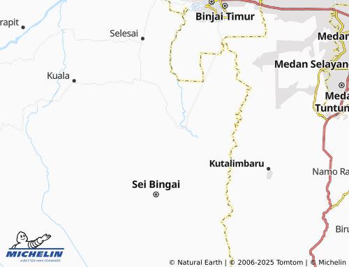 MICHELIN Namu Ukur Selatan map - ViaMichelin