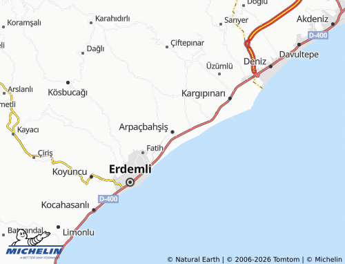 MICHELIN Arpaçbahşiş map - ViaMichelin