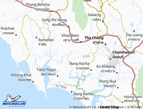 MICHELIN Tha Mai map - ViaMichelin