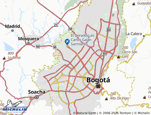 Mapa MICHELIN Bosque de Modelia - ViaMichelin