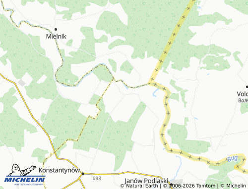 Mapa MICHELIN Gnojno - ViaMichelin