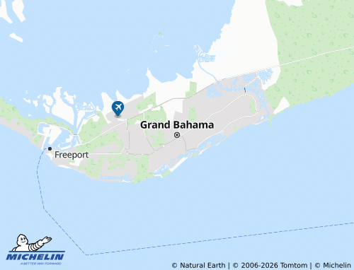 Mapa MICHELIN Grand Bahama - ViaMichelin