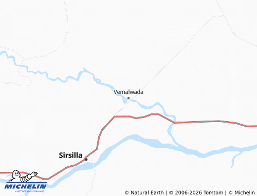 Mappa MICHELIN Vemalwada - ViaMichelin