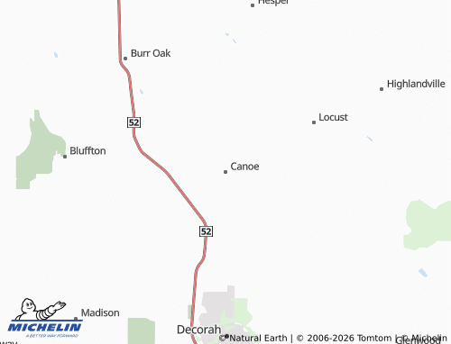 Mappa MICHELIN Canoe - ViaMichelin