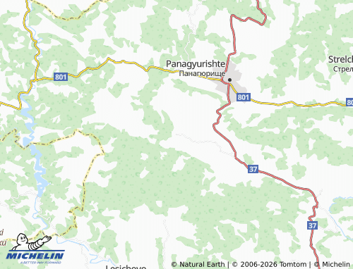 MICHELIN Banya map - ViaMichelin