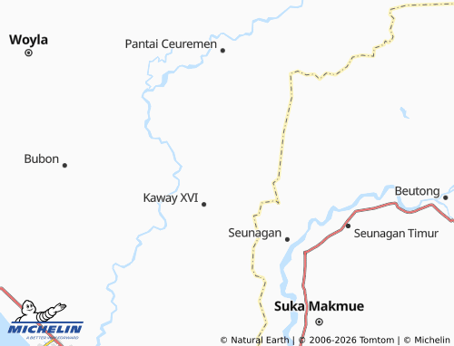 MICHELIN Tanjong Meulaboh map - ViaMichelin