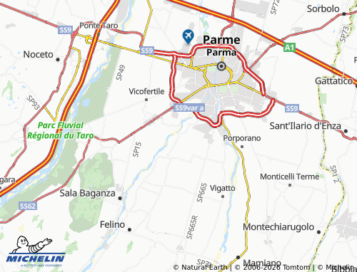 Mappa MICHELIN Gaione - ViaMichelin