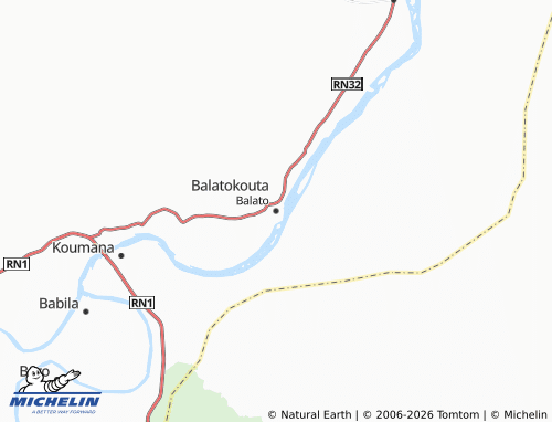 MICHELIN Balato map - ViaMichelin