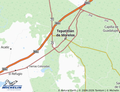 Mappa MICHELIN Las Aguilillas - ViaMichelin