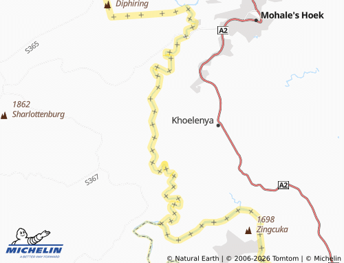 MICHELIN Ha Ramololi map - ViaMichelin