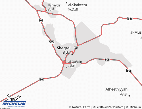 MICHELIN-Landkarte al-Rawdah - ViaMichelin